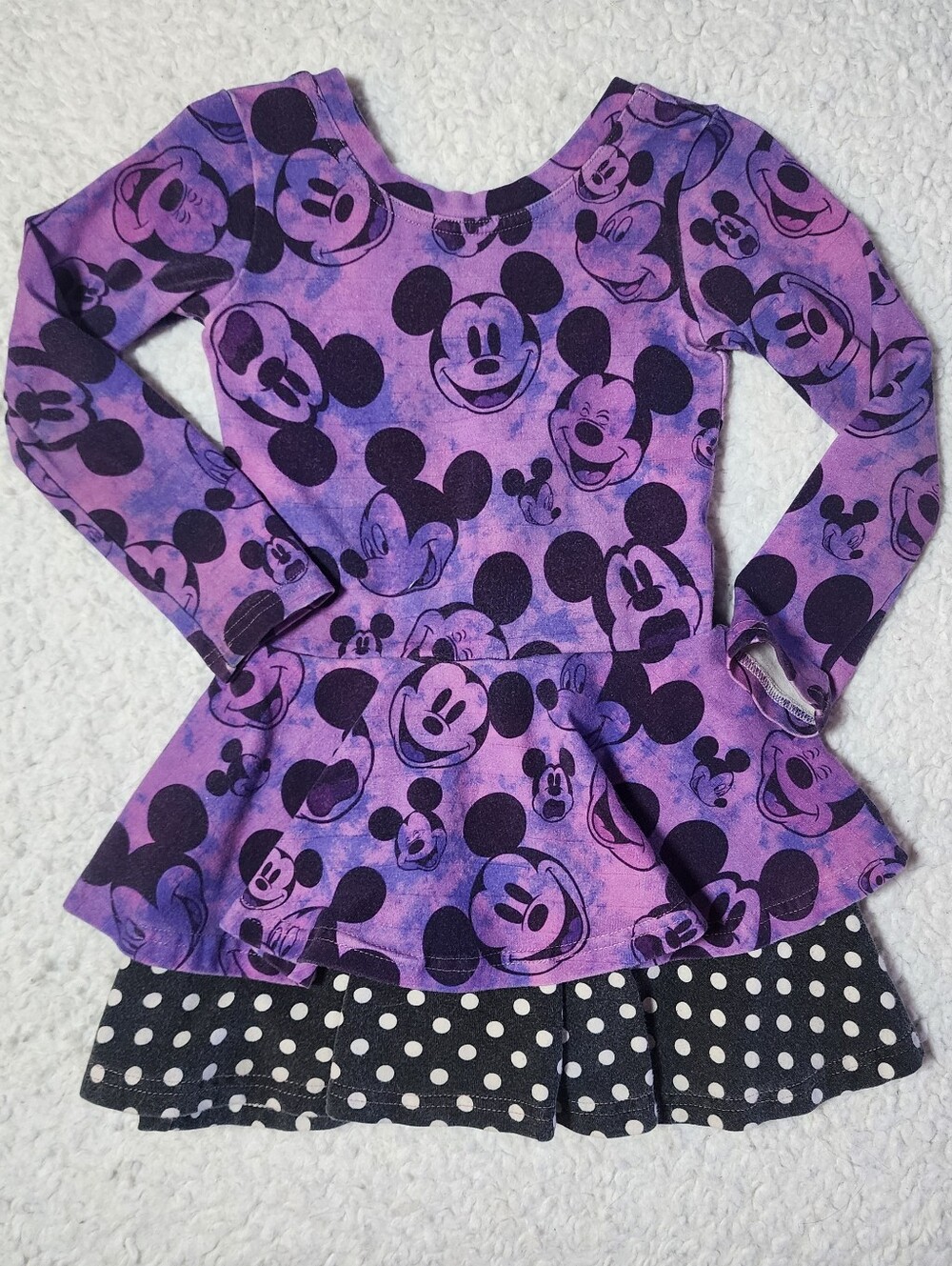 Handmade Purple Mickey Mouse Dress